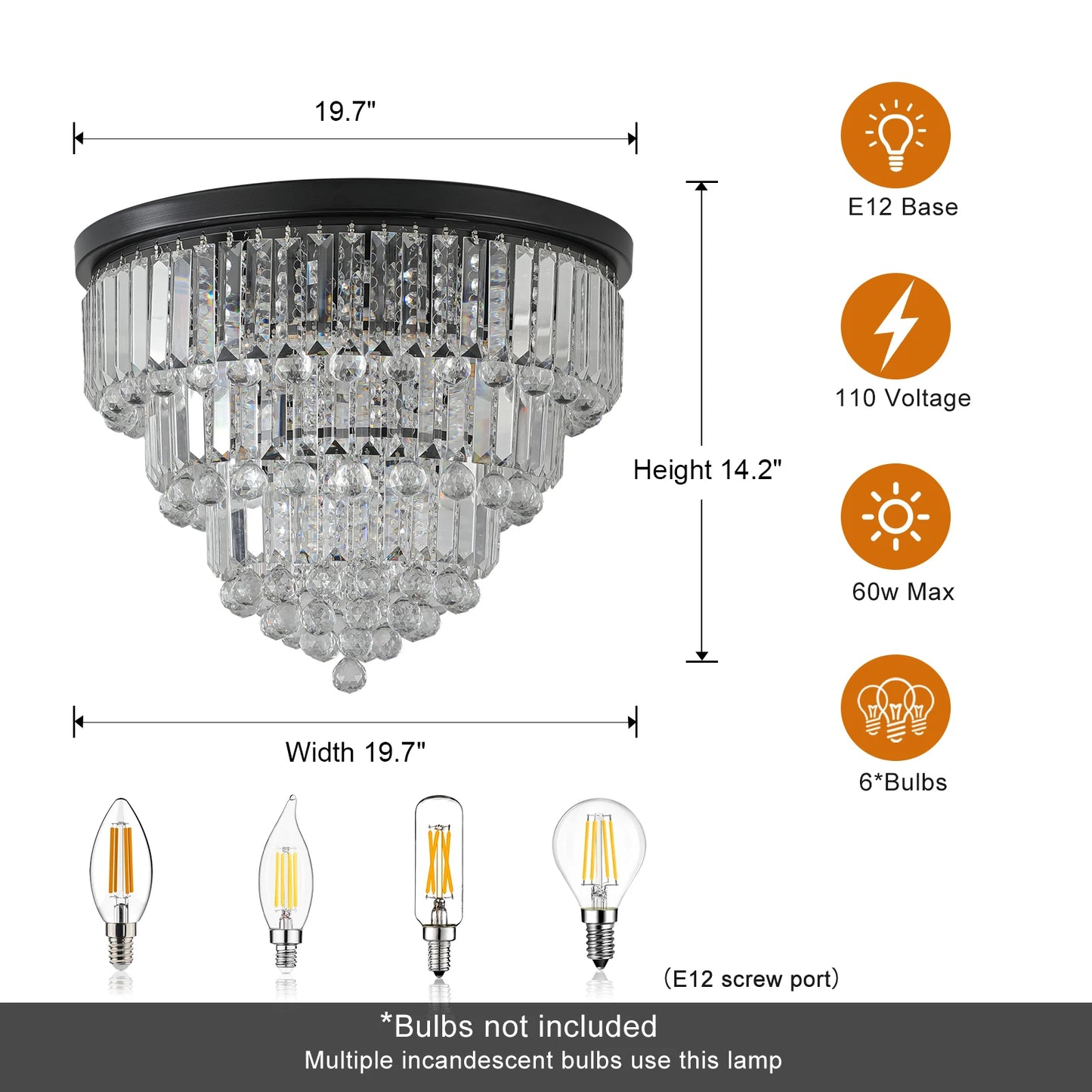 Complete Home And Apparel K9 Crystal Chandelier Ceiling