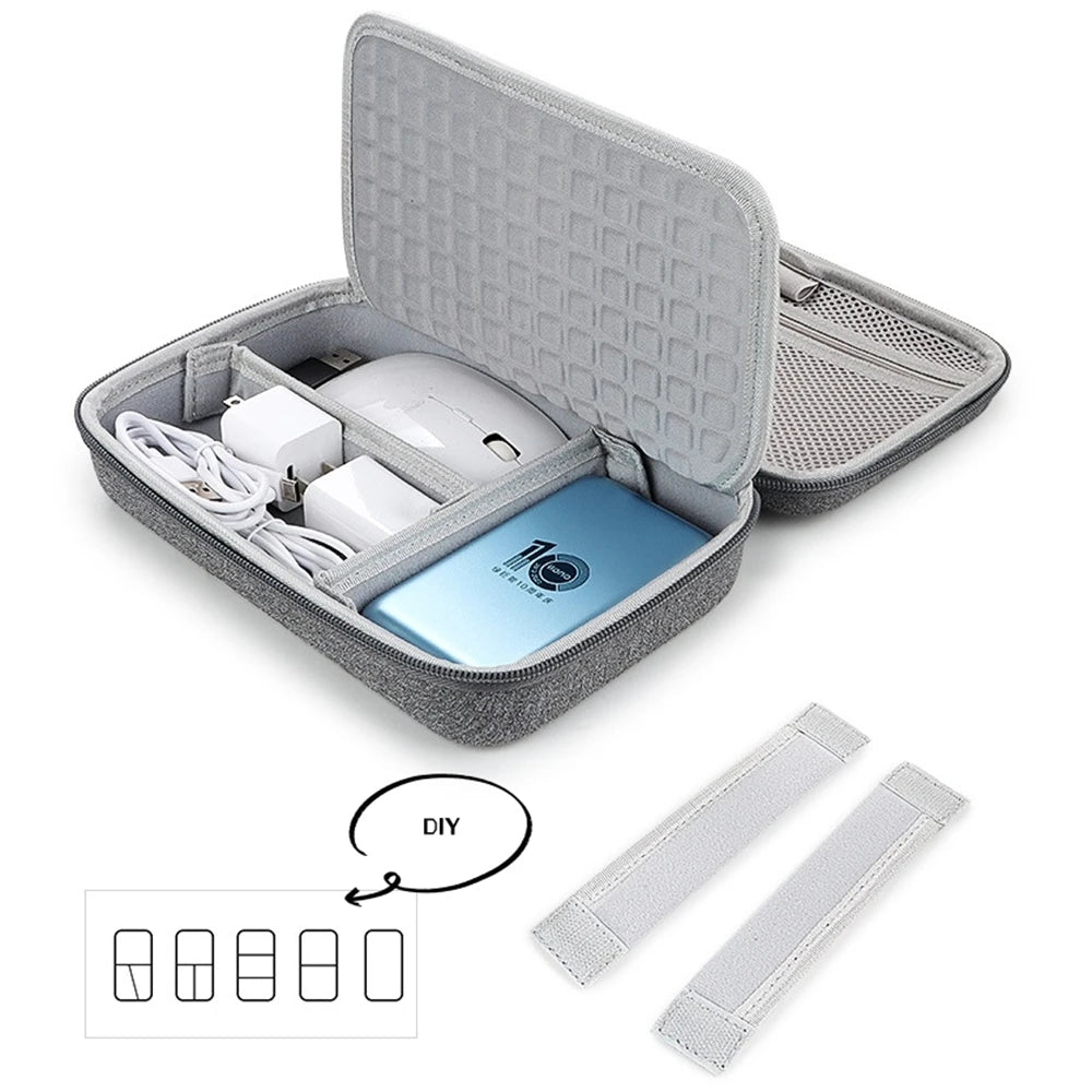 Travel Electronics Organizer Bag Large Capacity Cable Case