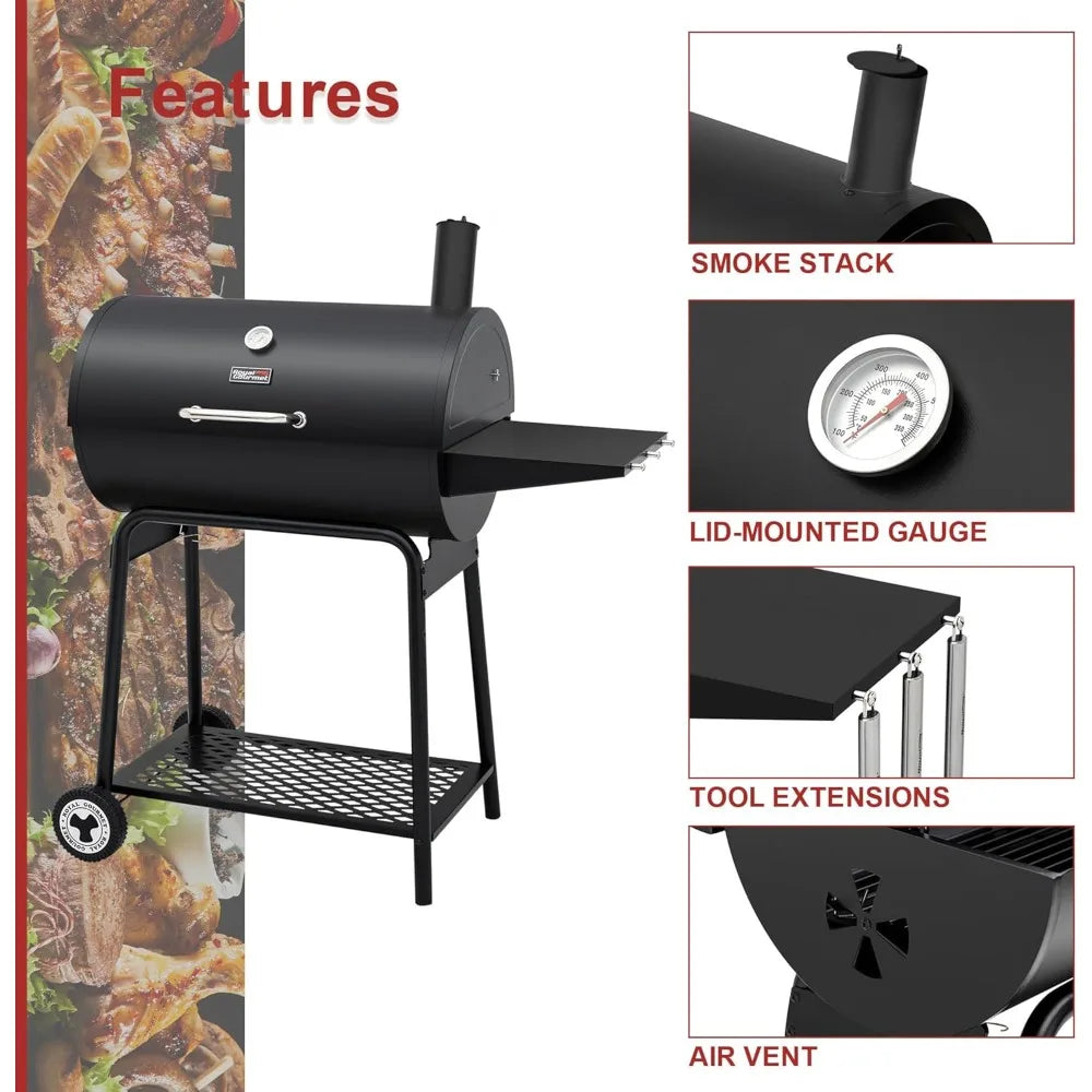 Hign-concerned CC1830 Barrel Charcoal Grill Warming Rack