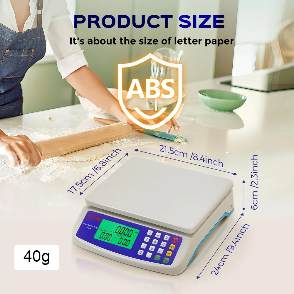 Shunmaii Stainless Steel Price Computing Scale With LCD