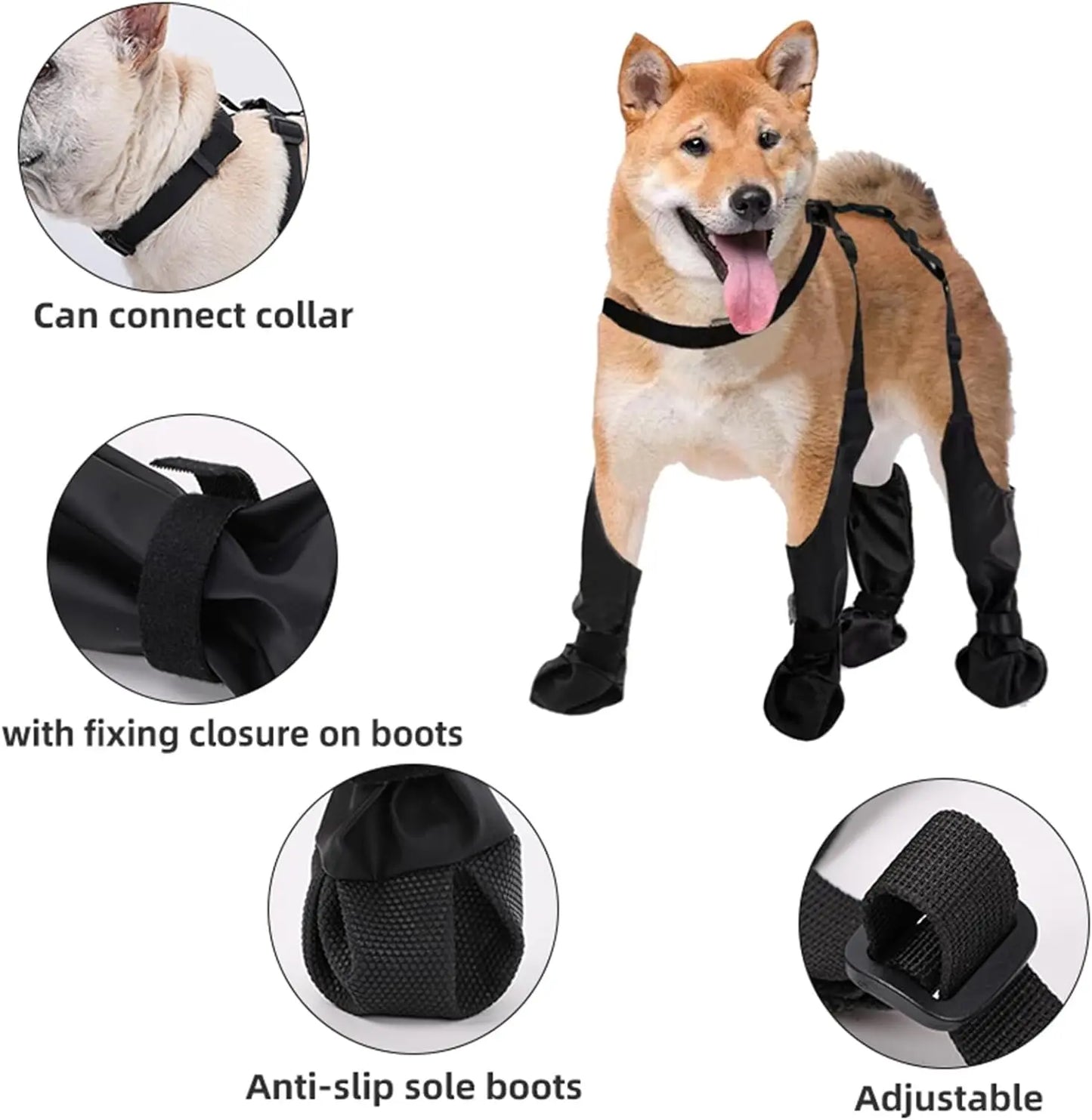 Guangdong Dog Paw Protectors Boots For Outdoor Walking