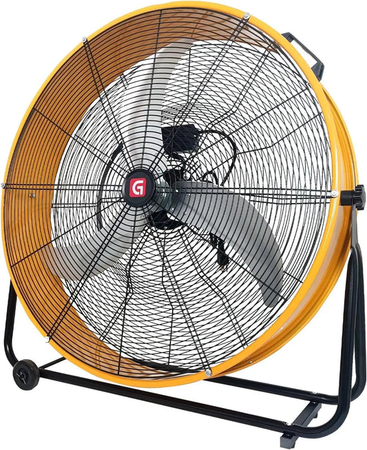 Acekool High Velocity Drum Fan 11756 CFM 3 Speed Pro