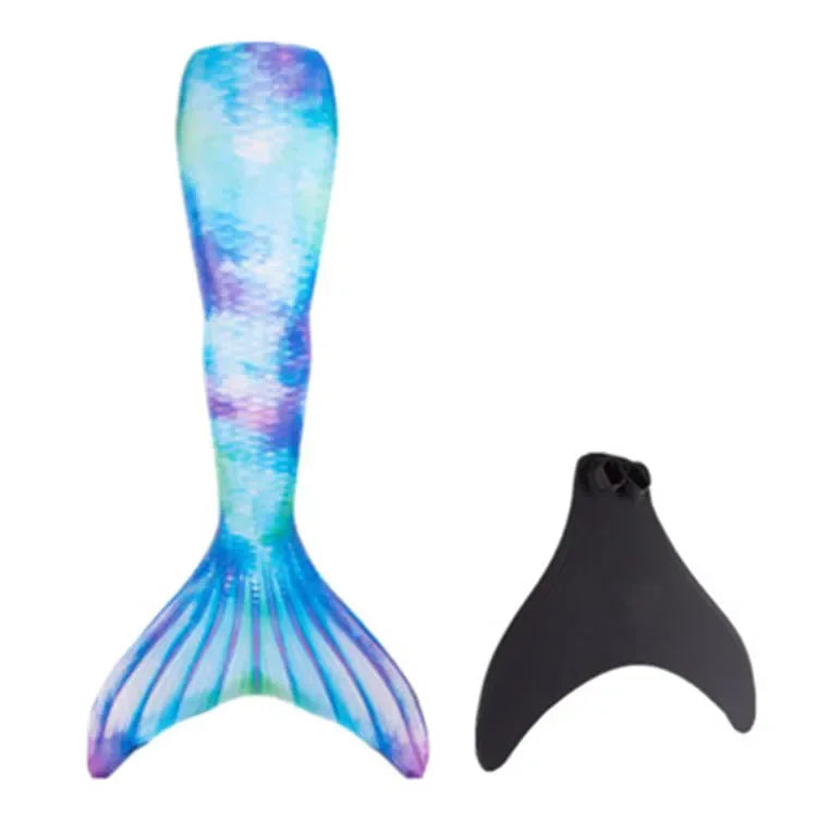 2023 New Kids Girls Swimming Mermaid Tail Mermaid Costume Cosplay Child Adult Birthday Gift Fantasy Swimsuit Can Add Monofin Fin