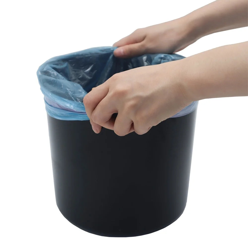XMSJ Round Plastic Step Trash Can With Soft Close Lid
