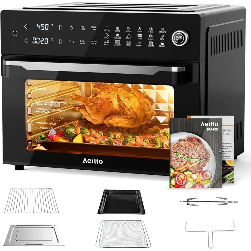 XMSJ Air Fryer Oven Toaster Rotisserie Dehydrator 19 in 1