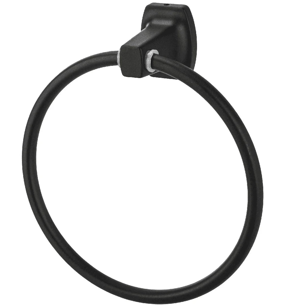 XMSJ Square Wall Mount Towel Ring Rust Resistant Zinc Alloy