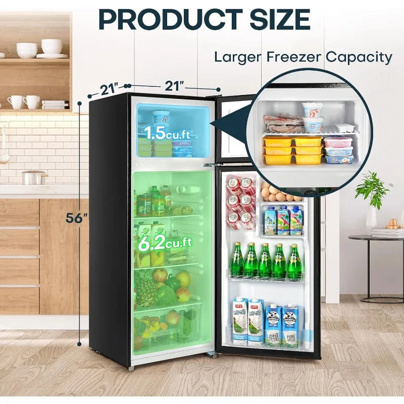 XMSJHign Concerned Upstreman 7.7 Cu Ft Refrigerator