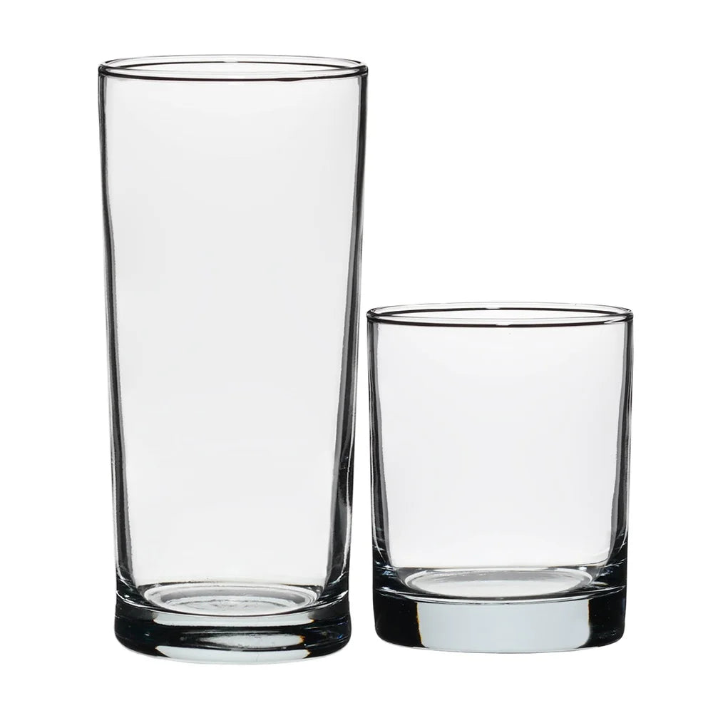 XMSJ Chelsea Drinking Glass Set Rocks And Tea Glasses