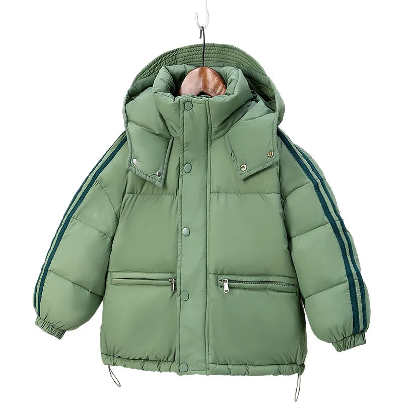 Guangdong Children's Hooded Down Jacket for Girls Warm
