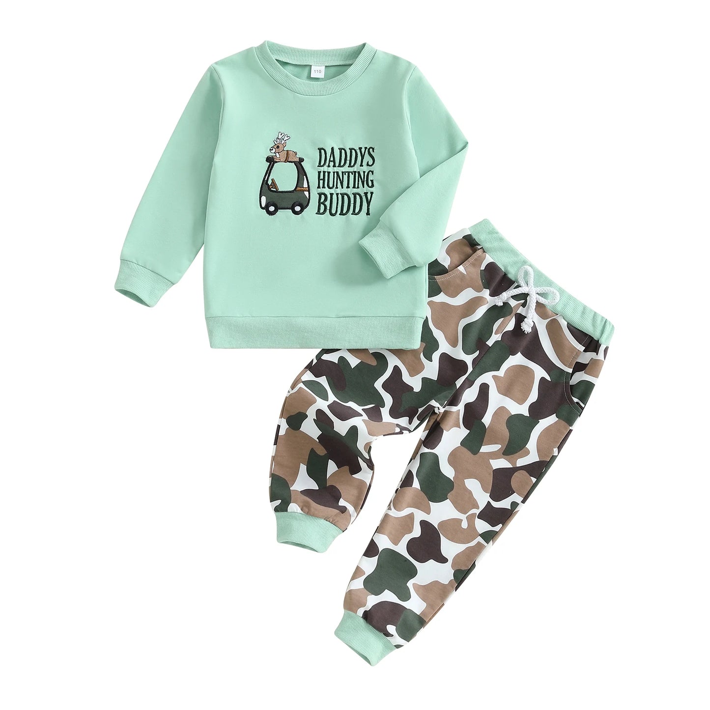 Guangdong Boys 2 Piece Cozy Graphic Tee Joggers Outfit