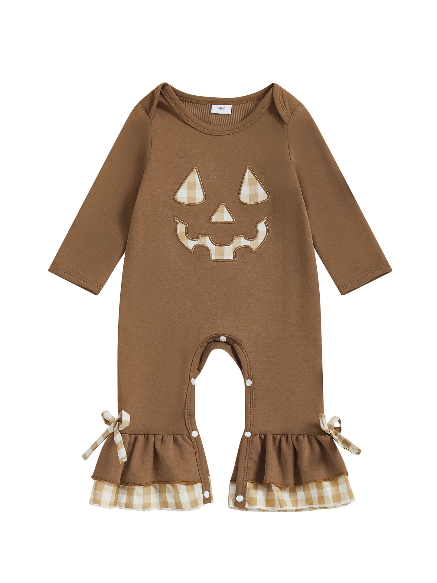 Complete Home And Apparel Toddler Pumpkin Romper Pajamas