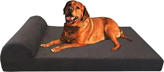 Orthopedic Gel Memory Foam Dog Bed With Waterproof Liner
