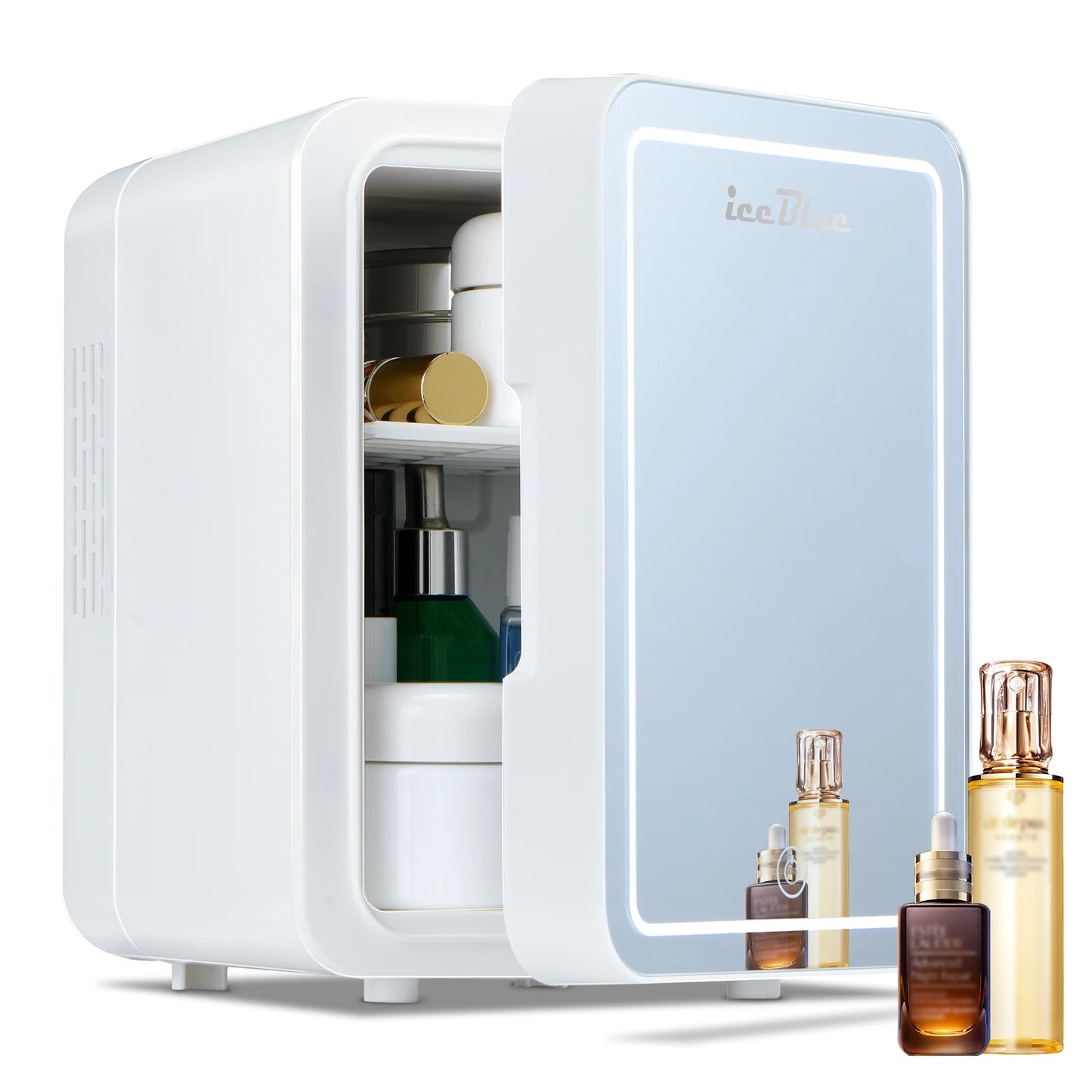 IceBlue Mirror Mini Fridge Dual Use for Beauty Skincare