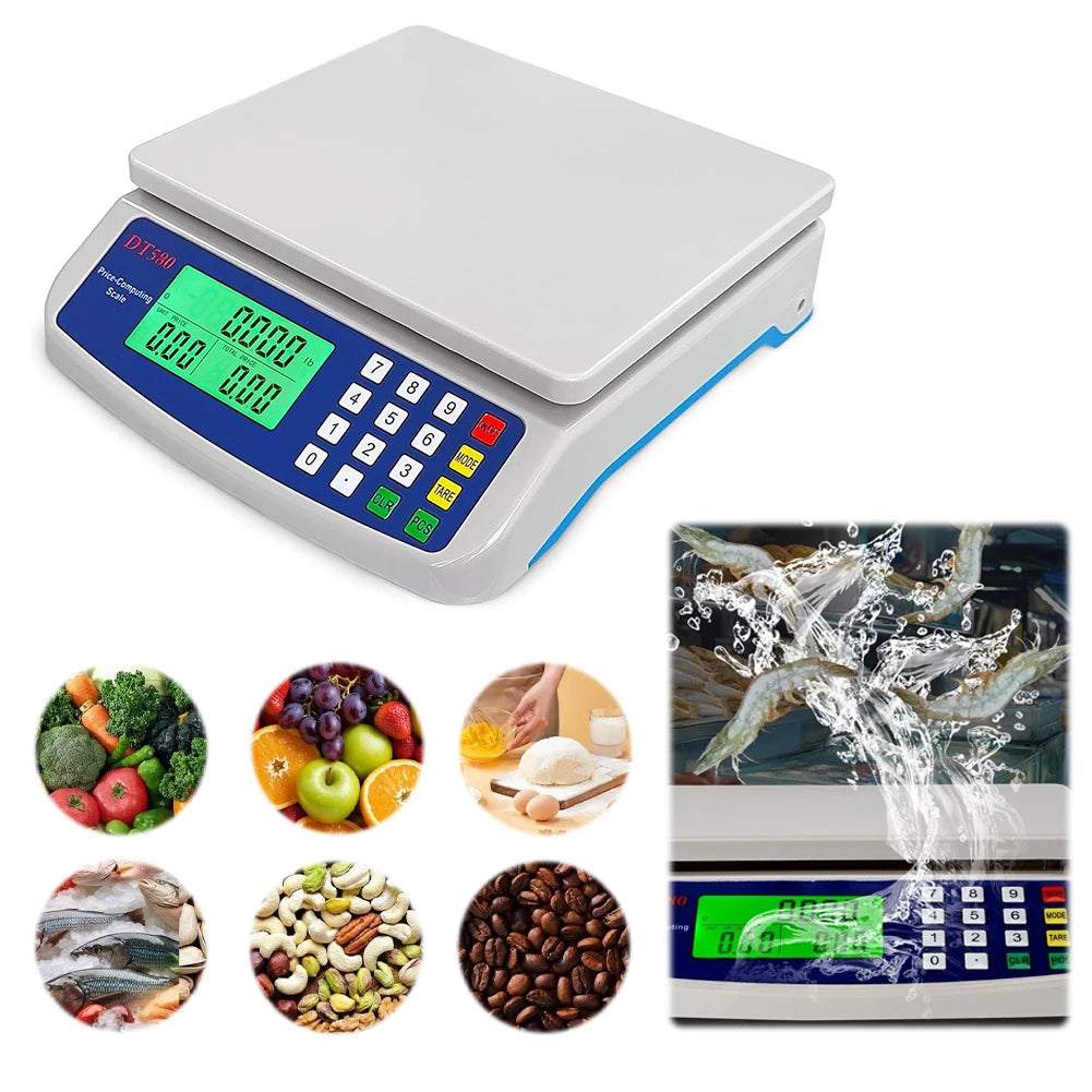 Shunmaii Stainless Steel Price Computing Scale With LCD