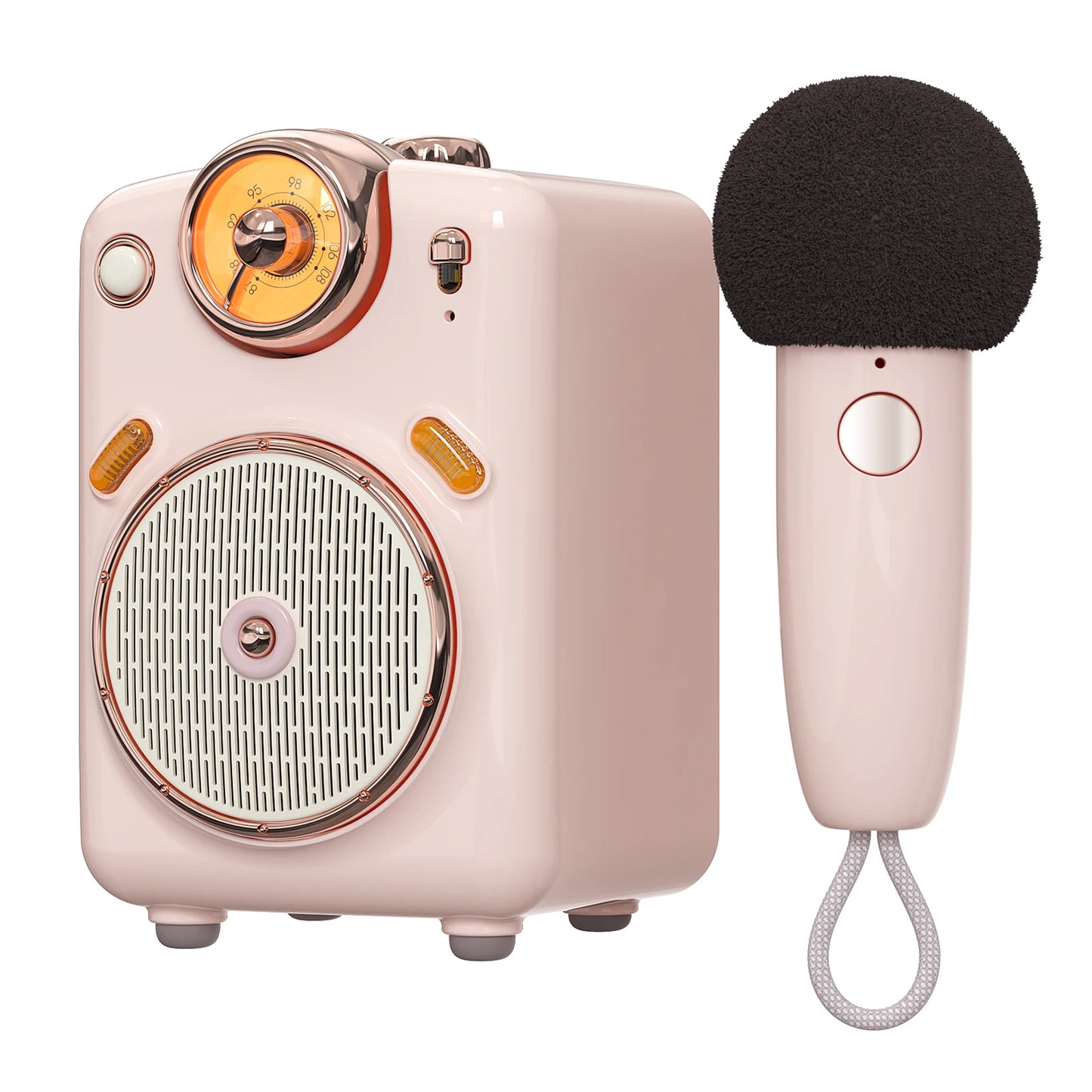 Divoom Fairy OK Retro Mini Karaoke Speaker With Microphone
