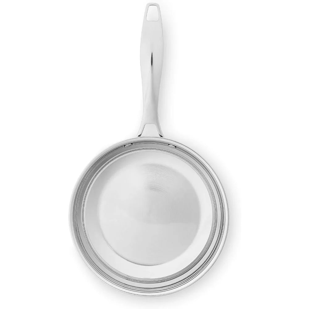 Amazon Basics Oven Safe Stainless Steel Frying Pan Set