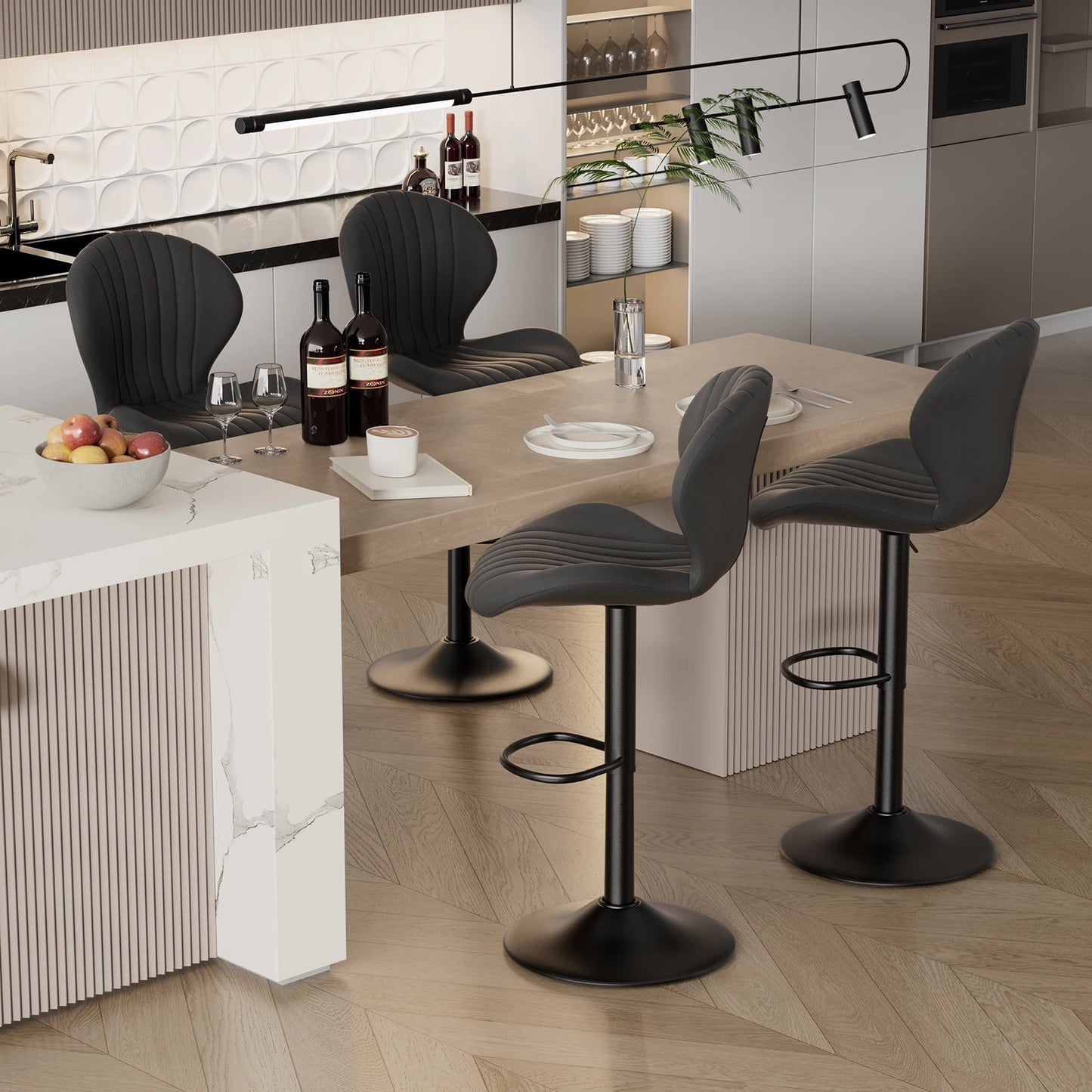 General Modern Living Room Chairs Set 2 Pcs Rotating