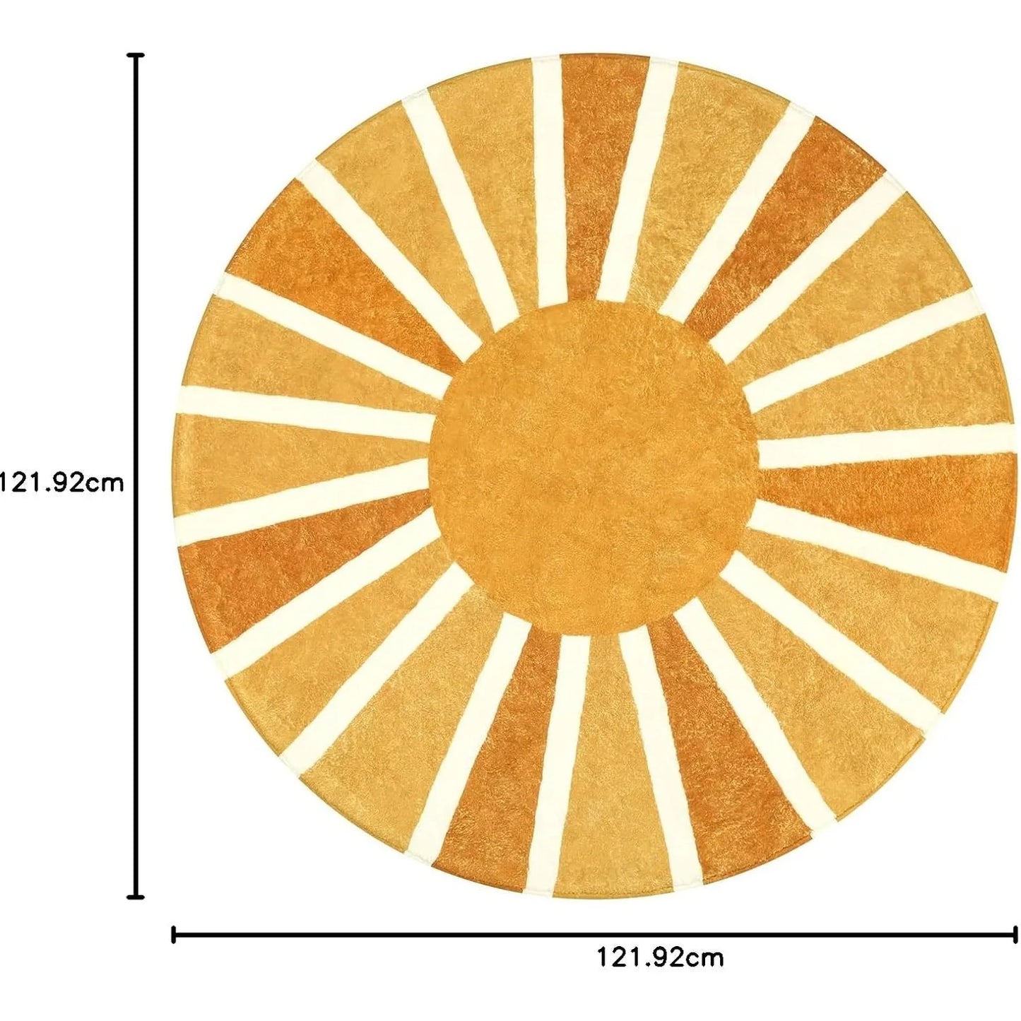 Soft Anti Slip Circular Carpet For Sofas And Home Use