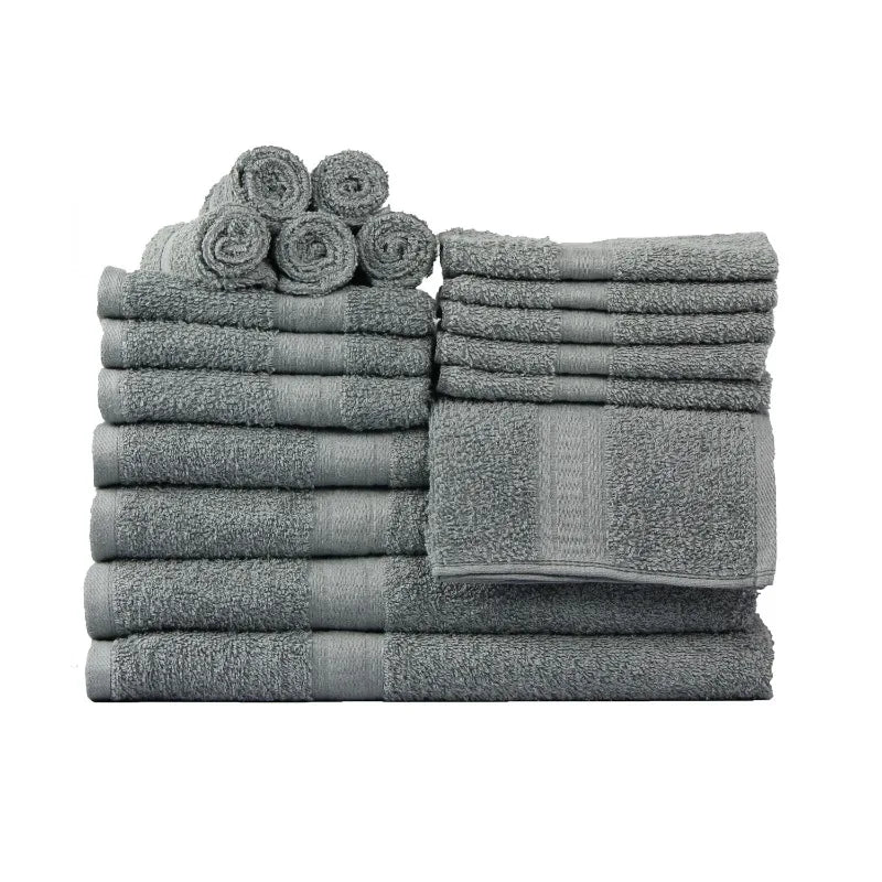 Guangdong Cotton Towel Set 18 Piece Soft And Absorbent