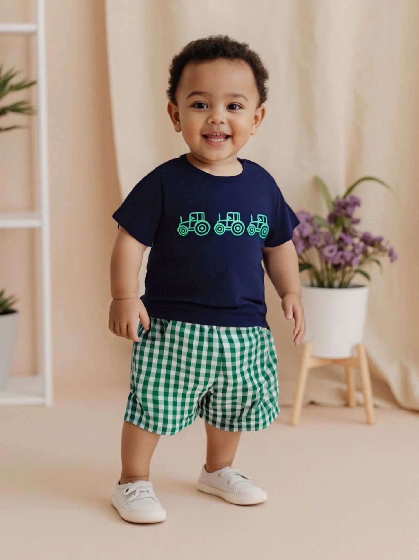 Complete Home And Apparel Dinosaur Print Toddler 2 Pcs Set