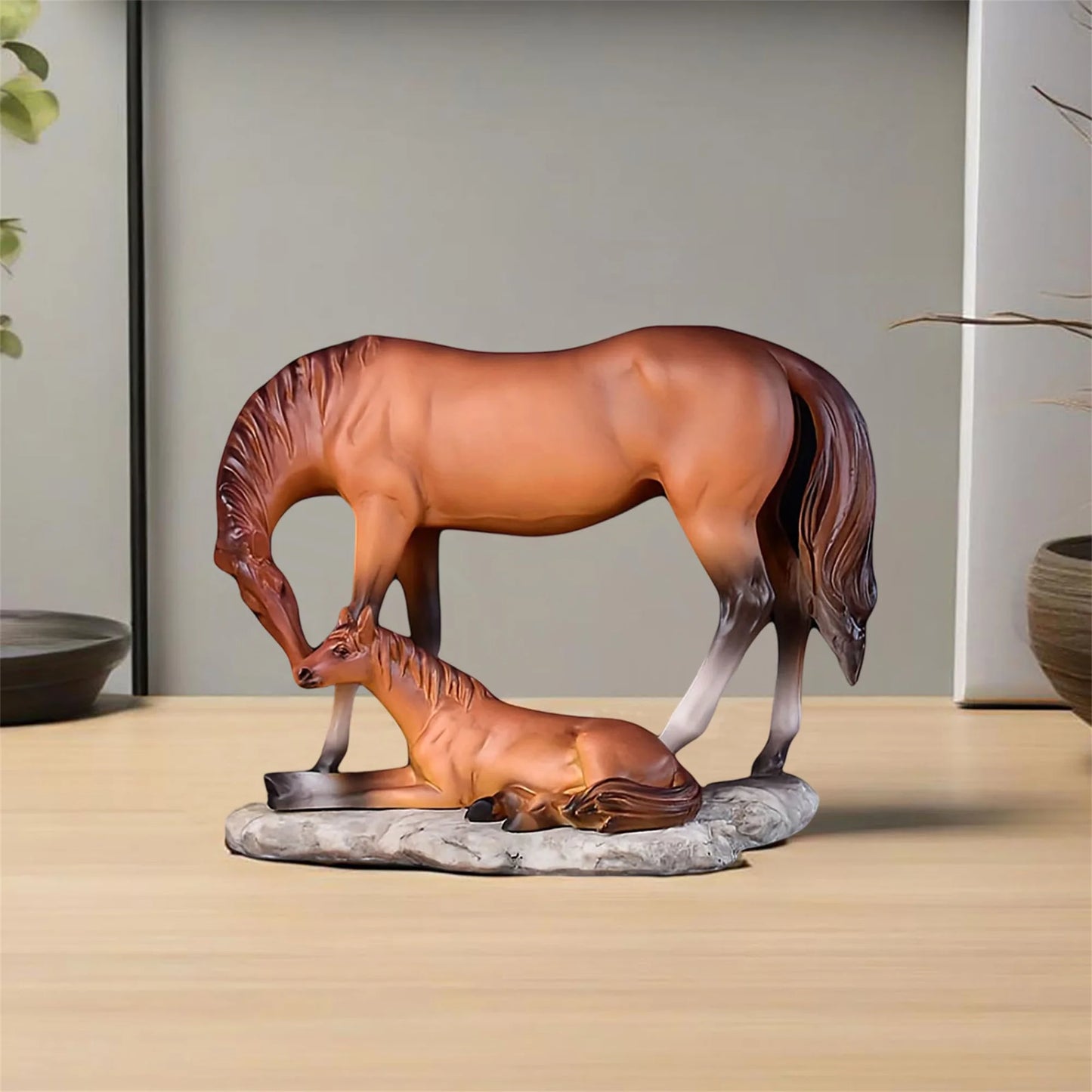 Complete Home And Apparel Elegant Resin Deer Figurine