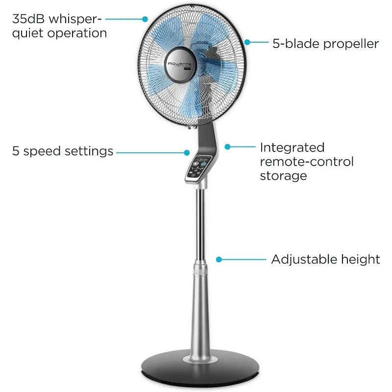XMSJH Pedestal Fan Ultra Quiet Oscillating for Bedroom