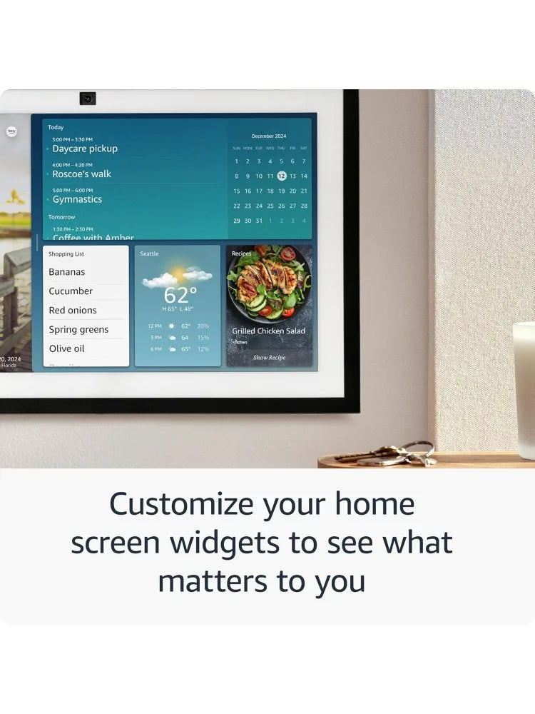 Amazon Echo Show Smart Kitchen Display With Alexa Guard