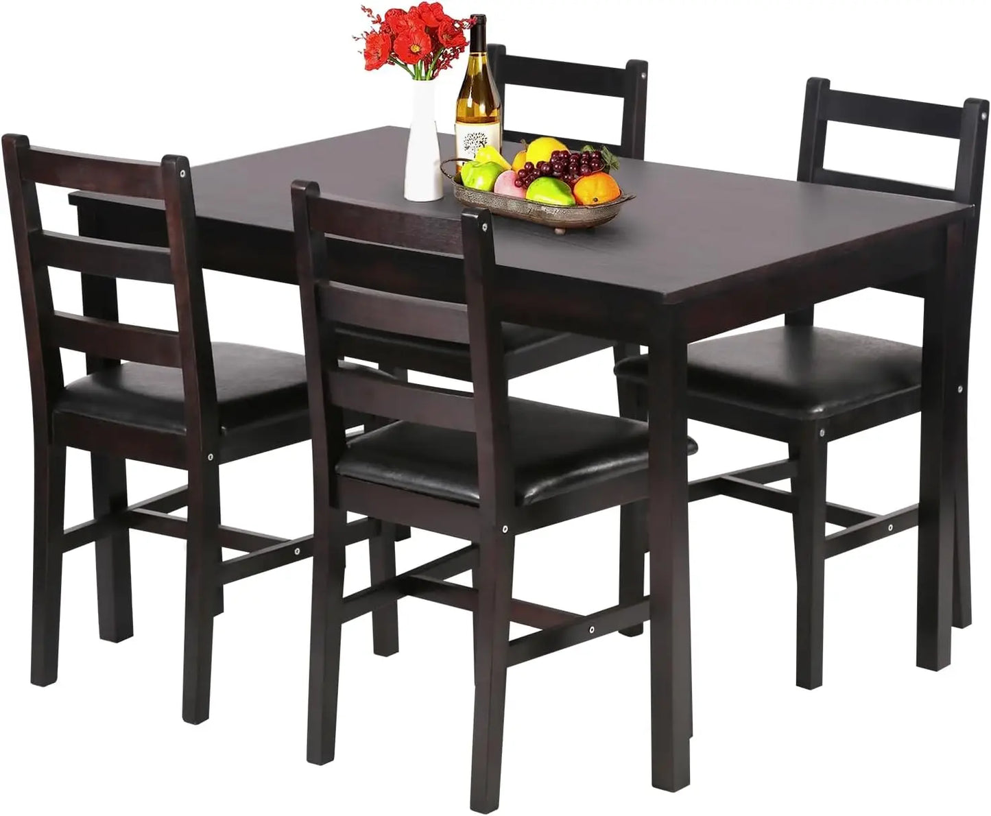 XMSJ Kitchen Table and Chairs Set for Small Spaces Plus