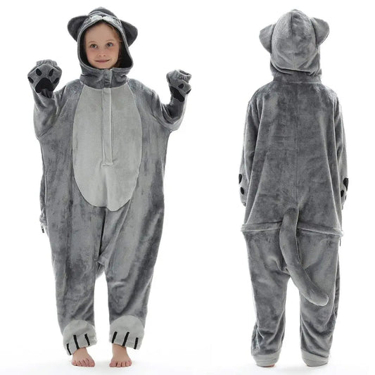 Shanghai Cat Pajamas Onesie For Kids Unisex Halloween