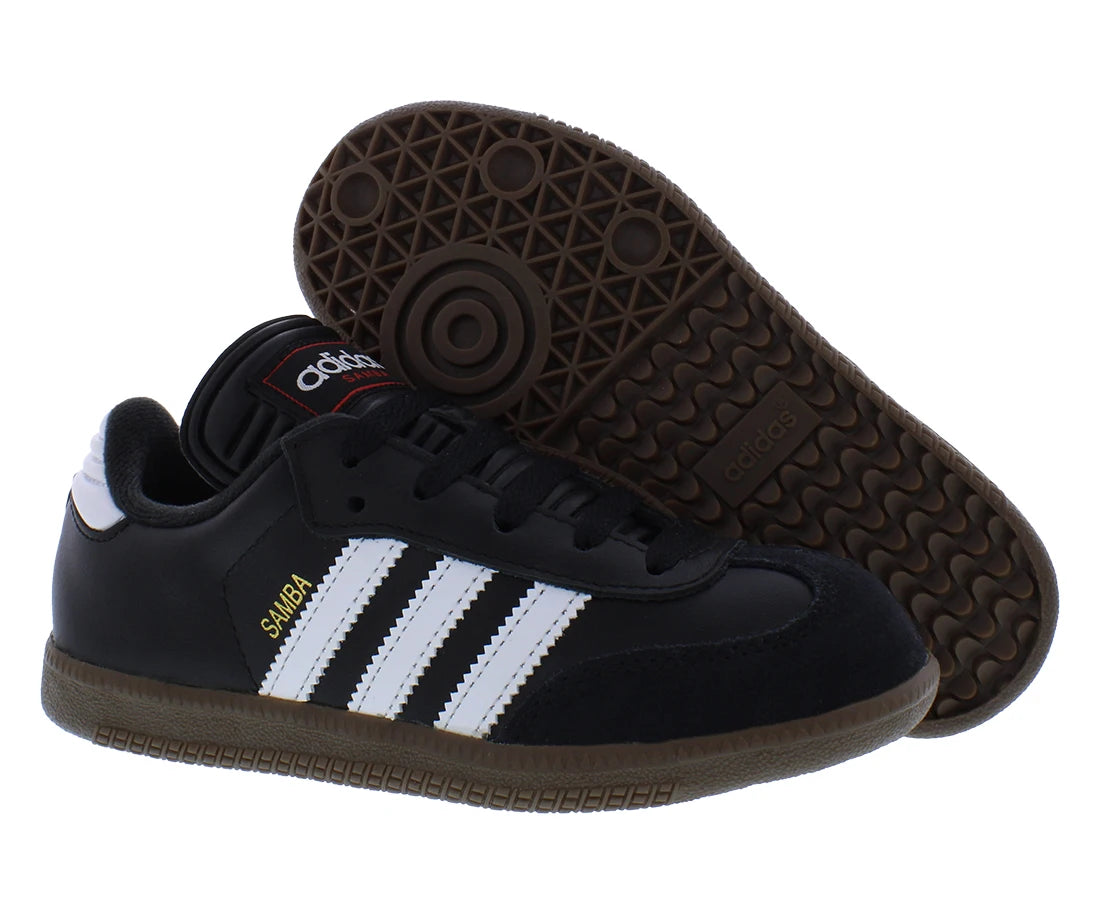 Adidas Samba Classic Boys Shoes Synthetic Upper Cushioned