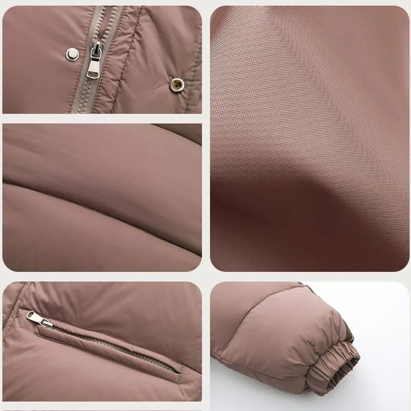 Guangdong Children's Hooded Down Jacket for Girls Warm