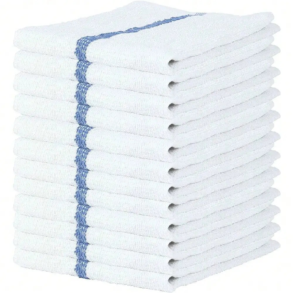 Bar Mop Towels Cotton For Restaurant Cleaning Pack Of 24