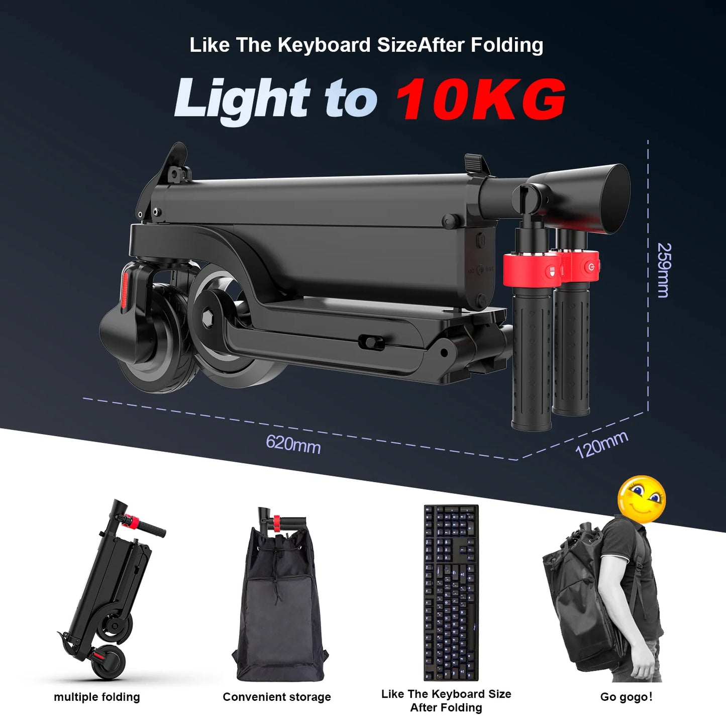 HX X6 Foldable Electric Scooter 350W 36V Escooter Adults