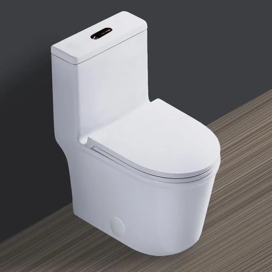 WinZo WZ5079WB Compact One Piece Toilet Dual Flush