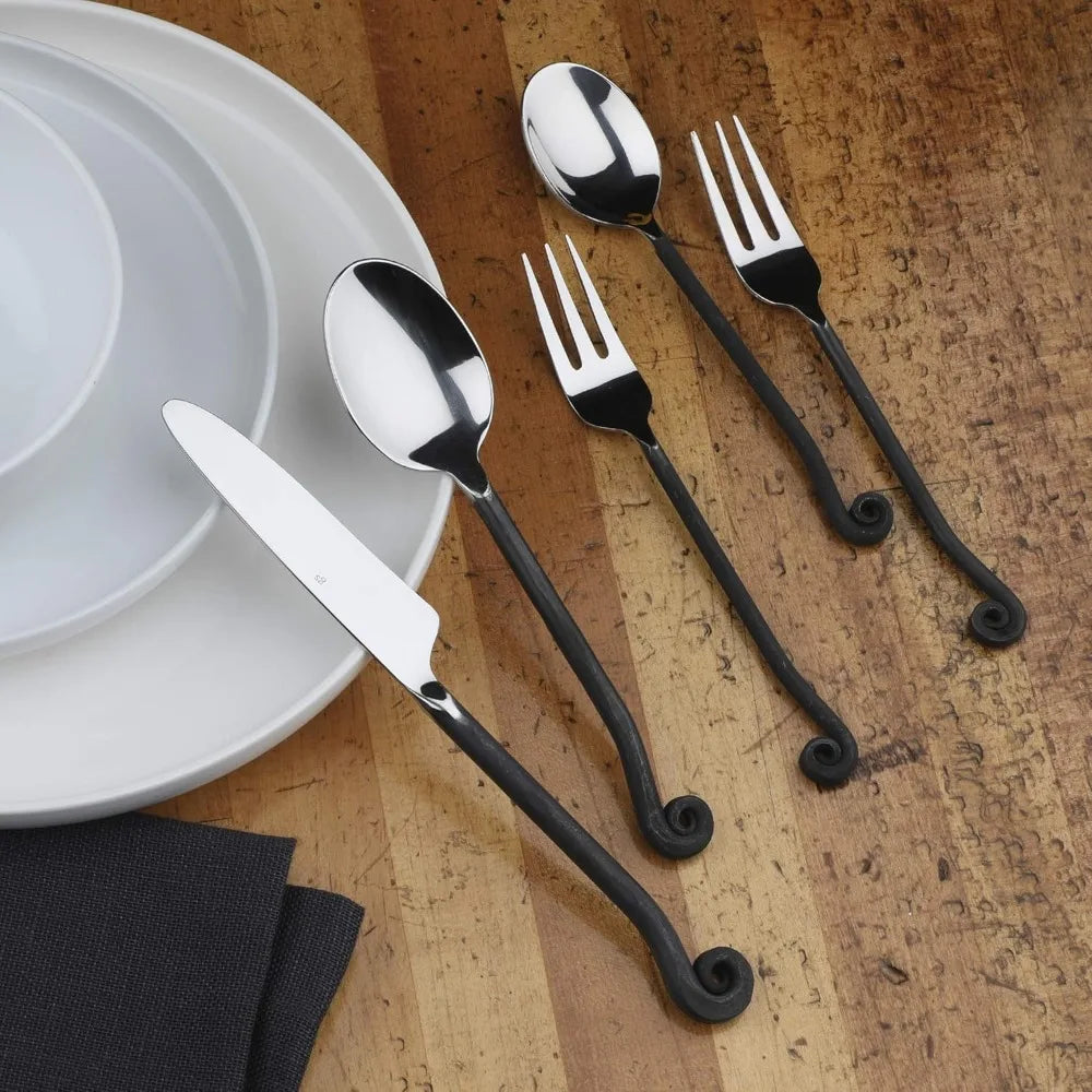Treble Clef Stainless Flatware Set Knife Fork Spoon