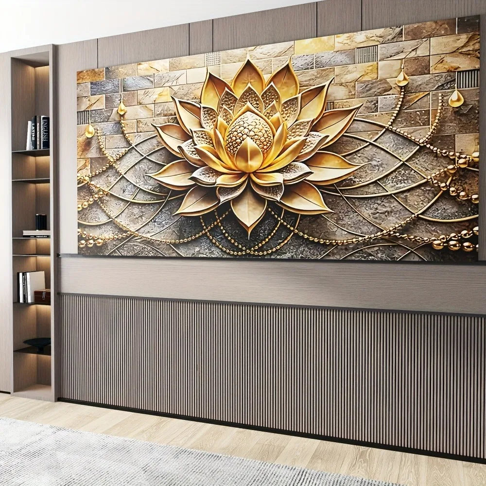 Elegant Abstract Floral Canvas Art For Interior Decor