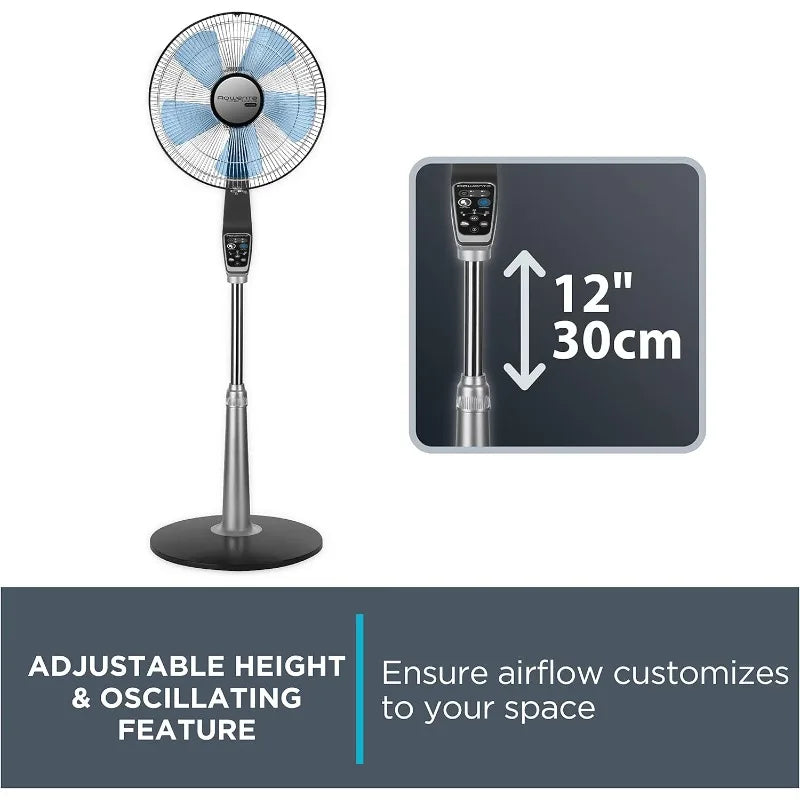 XMSJH Pedestal Fan Ultra Quiet Oscillating for Bedroom