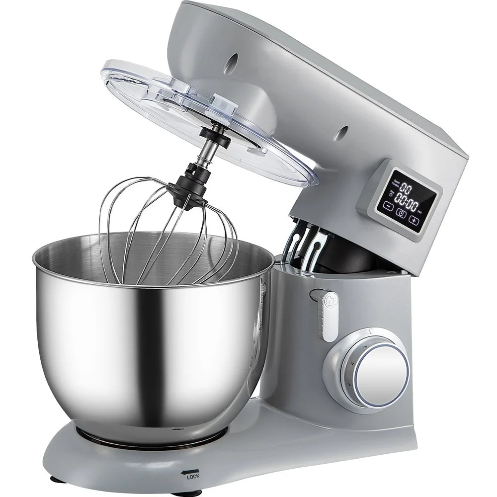 XMSJ 450W Stand Mixer With Stainless Steel Bowl LCD Control