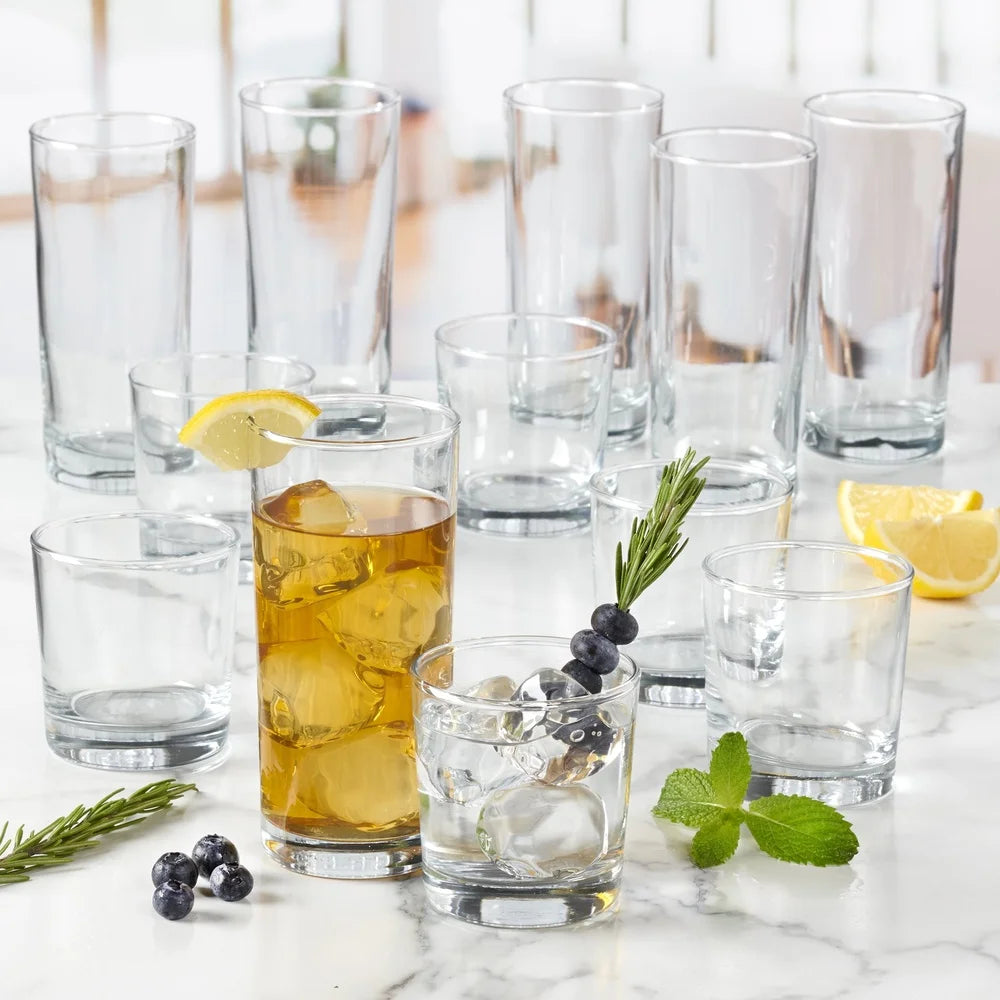 XMSJ Chelsea Drinking Glass Set Rocks And Tea Glasses