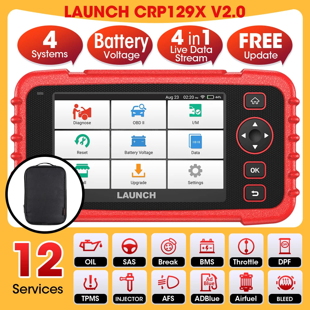 Launch X431 CRP129X V2.0 OBDII Diagnostic Scanner Pro
