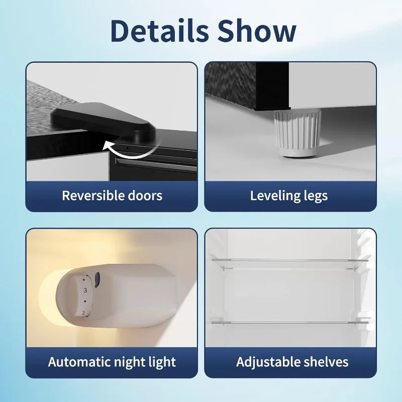 XMSJH Energy Saving Refrigerator With Top Freezer Unit
