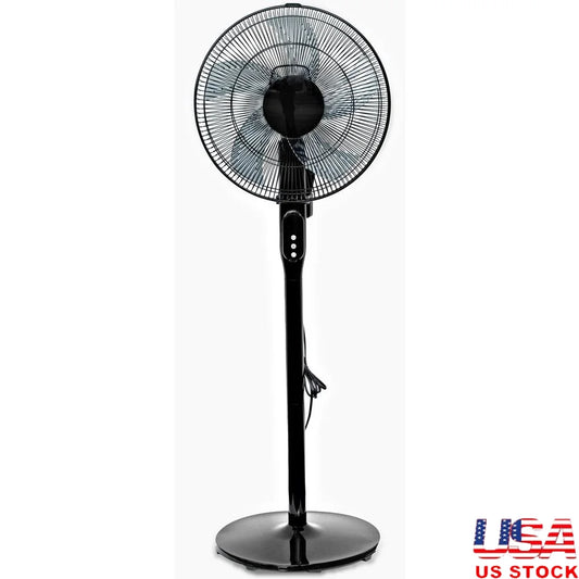 XMSJ 12 Speed Pedestal Fan With Digital Display Remote