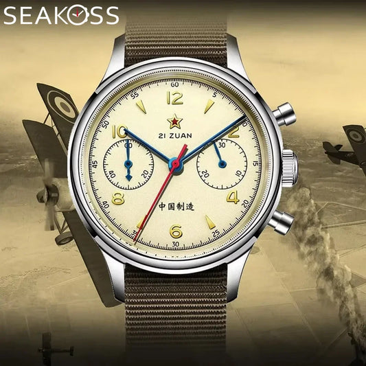 Seakoss Seagull ST19 Chronograph Hand Winding Watch