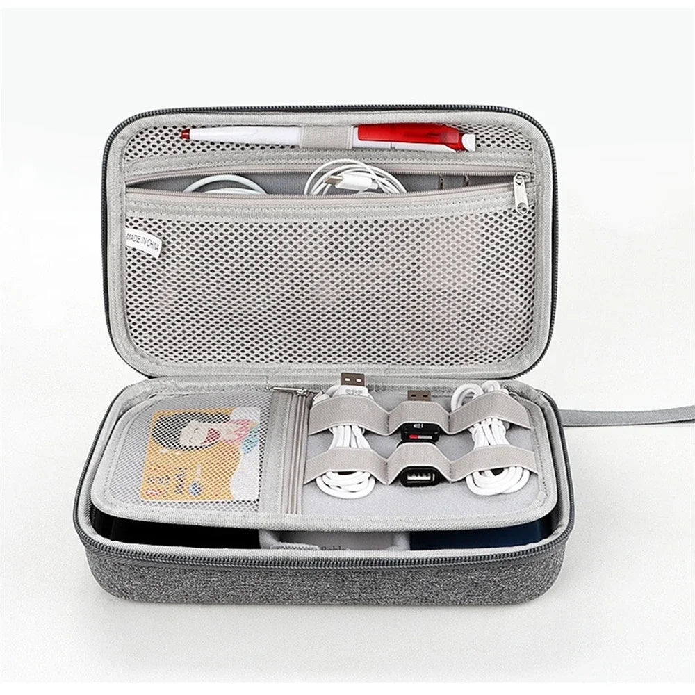 Travel Electronics Organizer Bag Large Capacity Cable Case