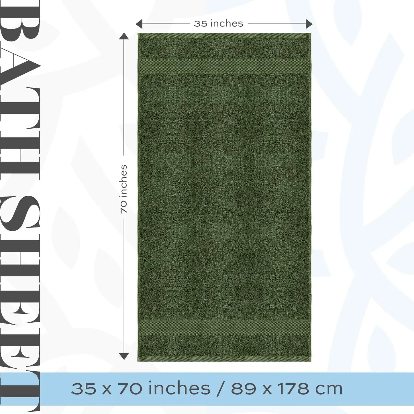 Hign-concerned 650GSM Cotton Luxury Bath Towels Premium
