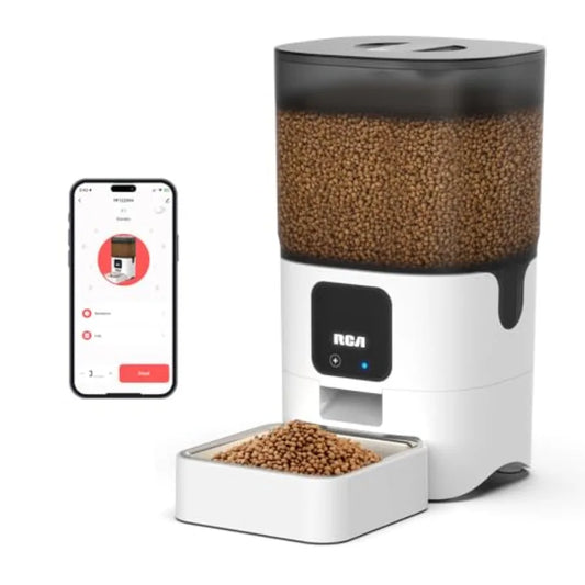 Smart Pet Feeder With WiFi App Control Rabbits Cats Dogs