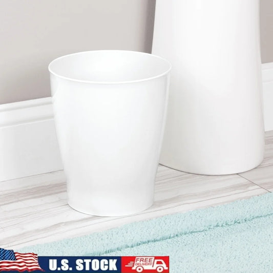 XMSJ Compact Round Plastic Wastebasket For Home Office