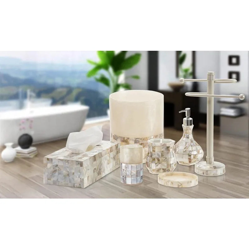 Hign-concerned Milano Decorative Bathroom Wastebasket
