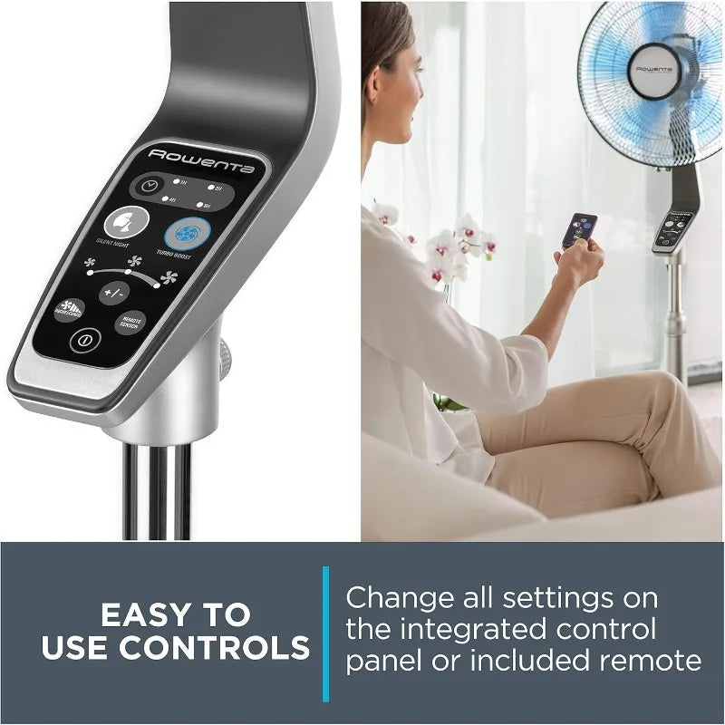 XMSJH Pedestal Fan Ultra Quiet Oscillating for Bedroom