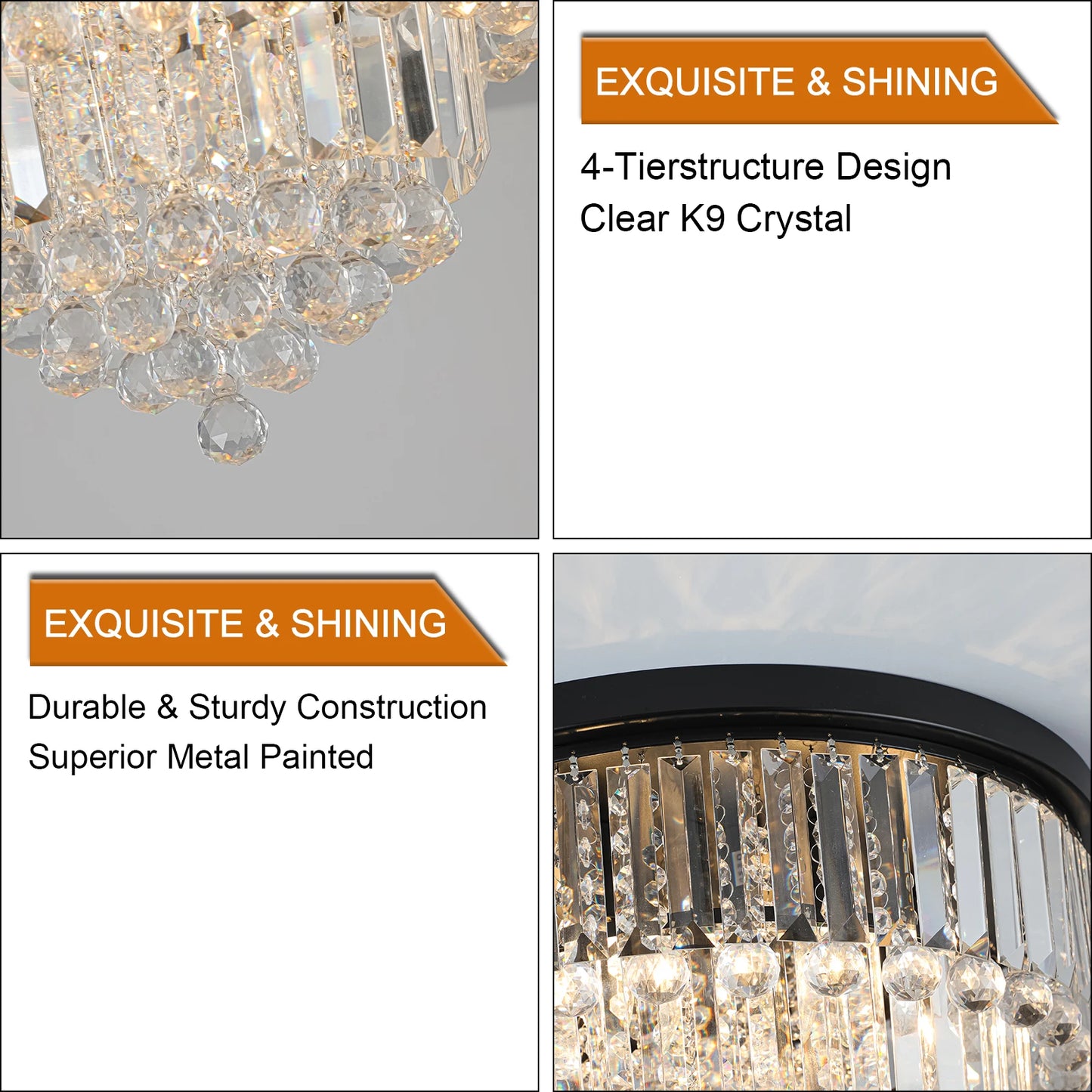 Complete Home And Apparel K9 Crystal Chandelier Ceiling